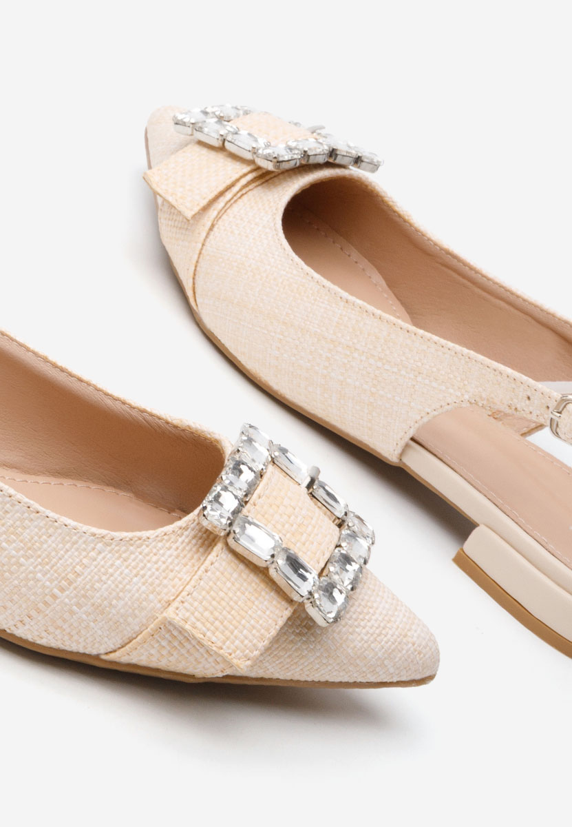 Pantofi slingback Rachell bej