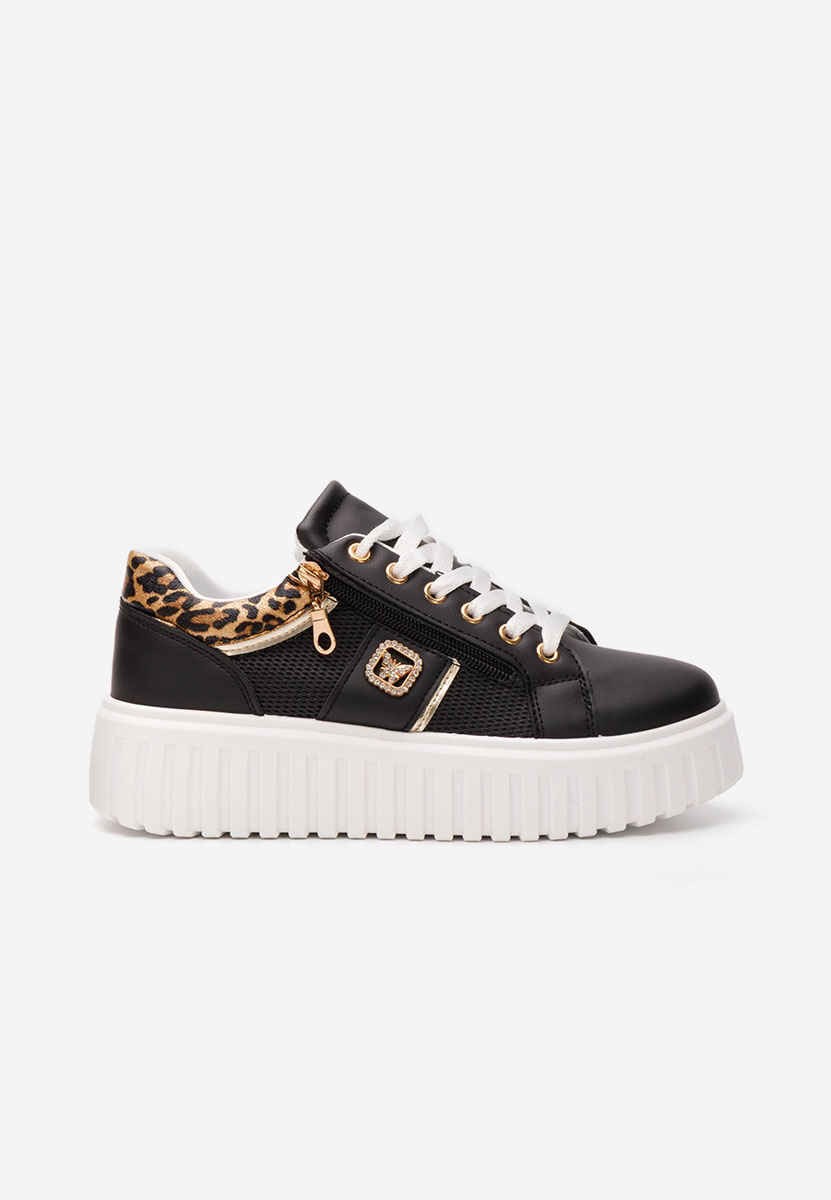 Sneakers cu platforma Soila negri