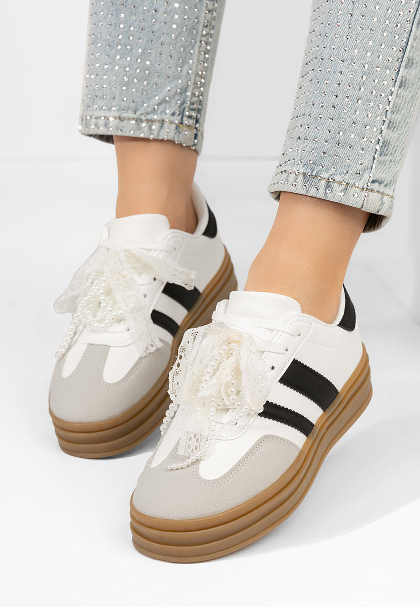 Sneakers dama Roxanne albi