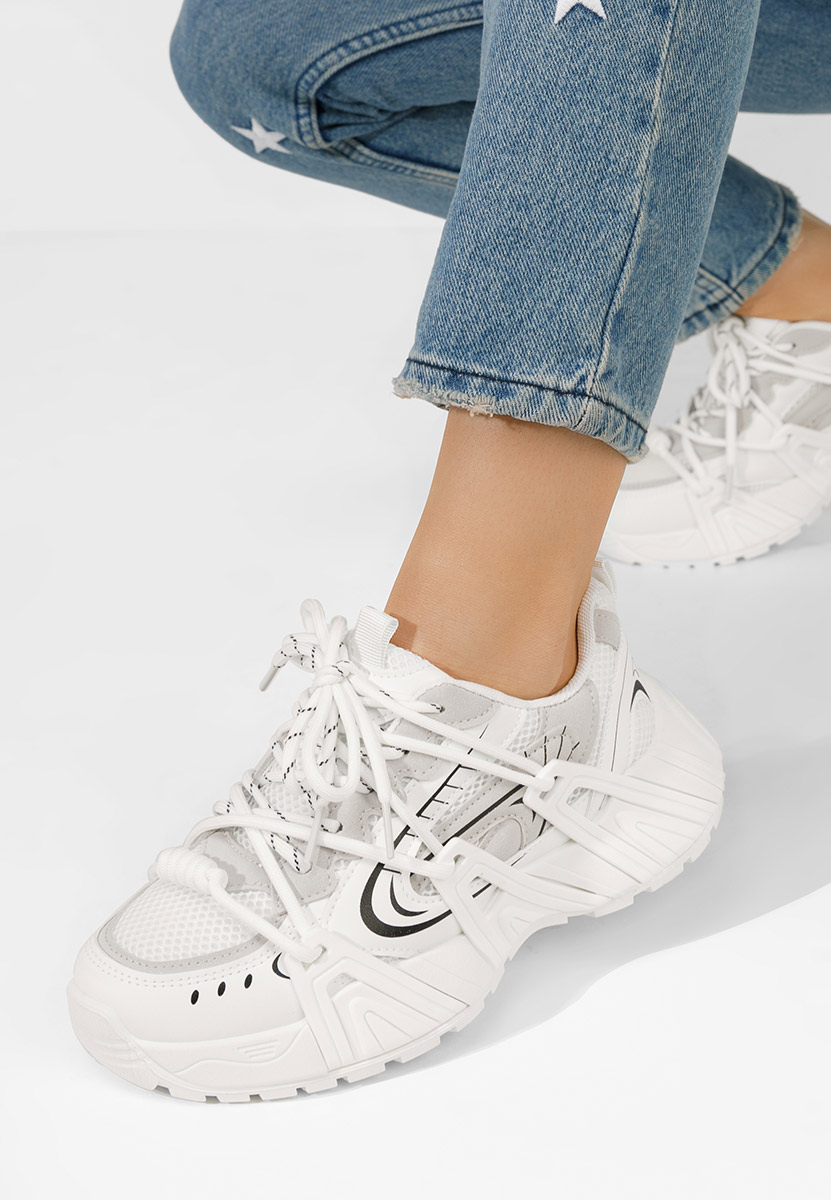 Sneakers dama Lindy albi