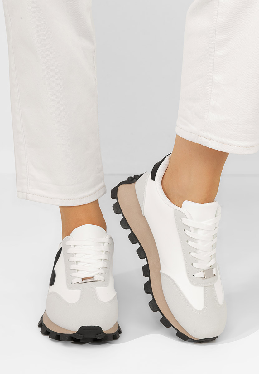 Sneakers dama Dionne albi