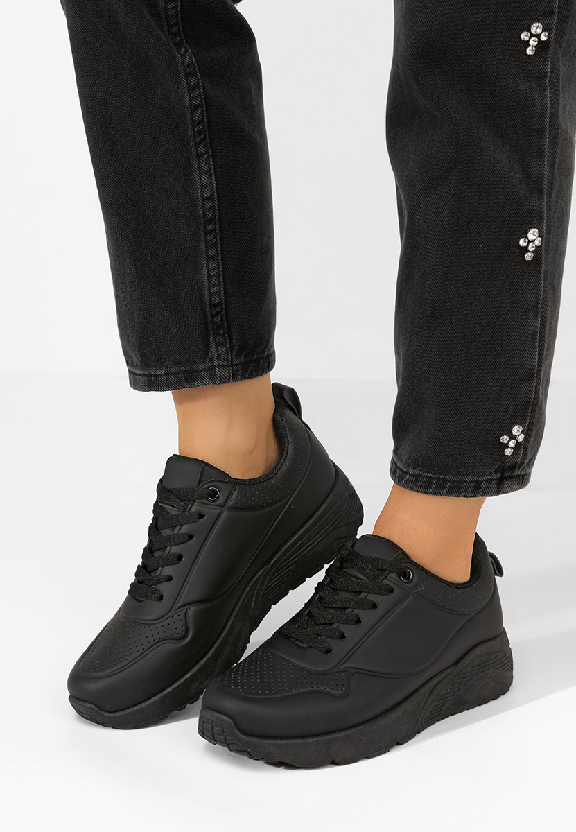 Sneakers dama Madonna negri