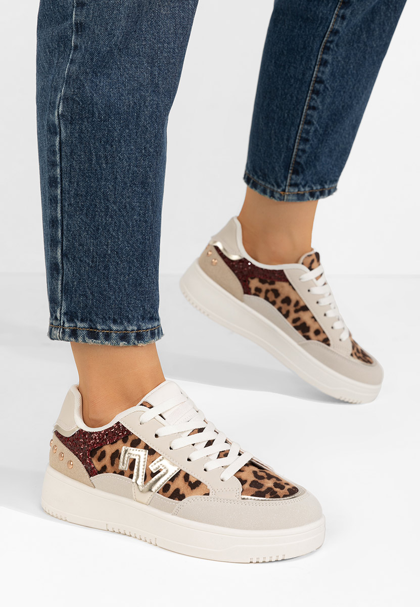 Sneakers dama Taunya leopard