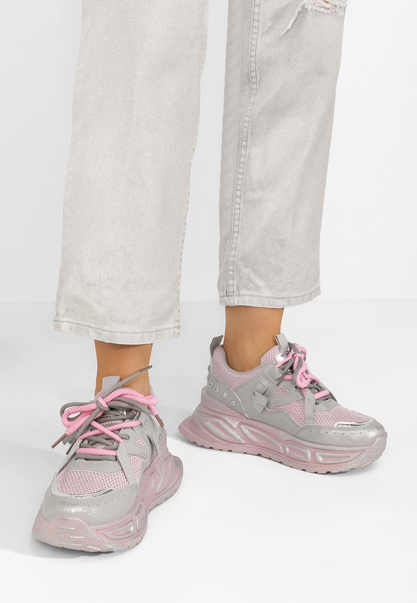 Sneakers cu platforma Kateryne roz