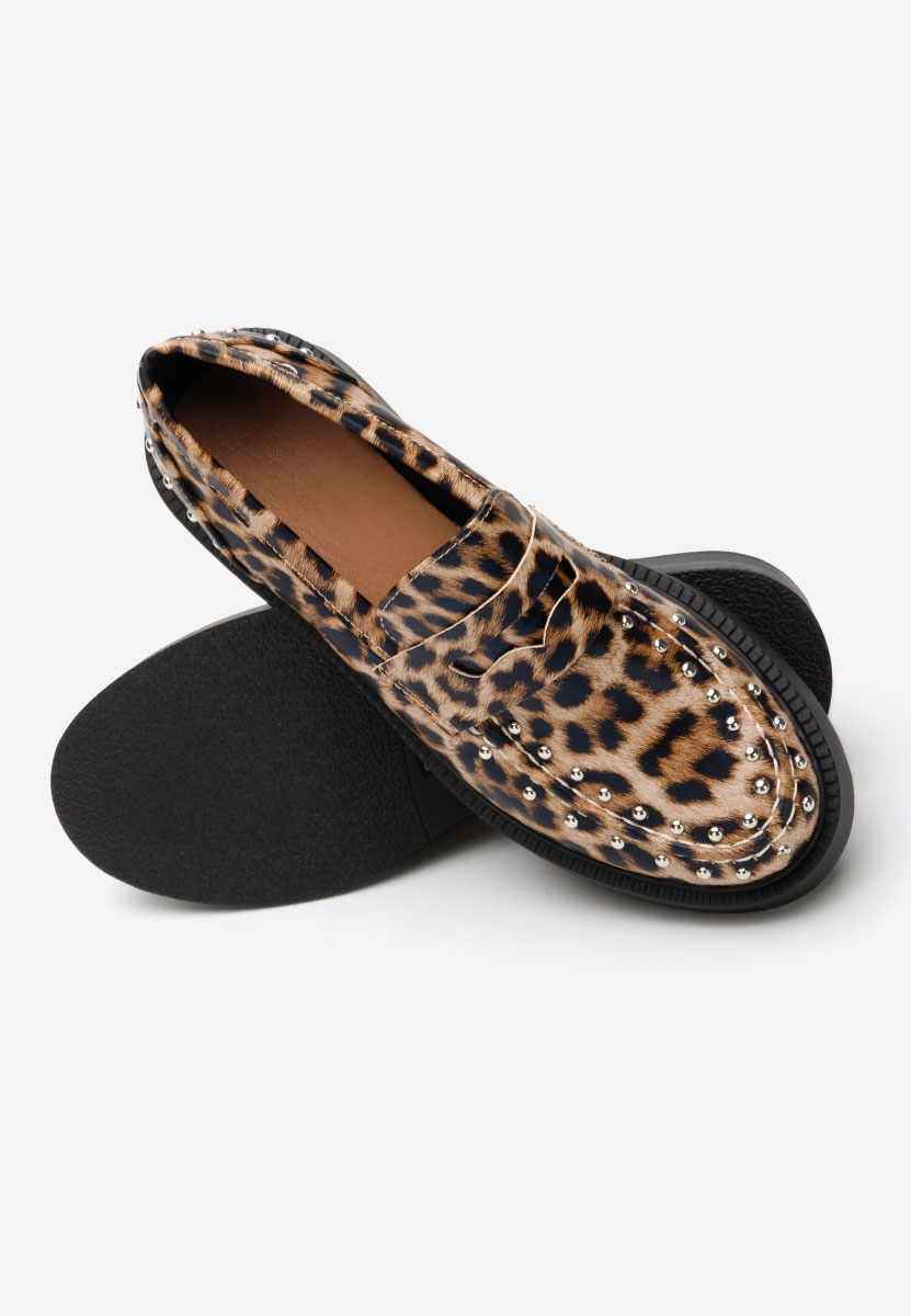 Mocasini dama Kristeen leopard