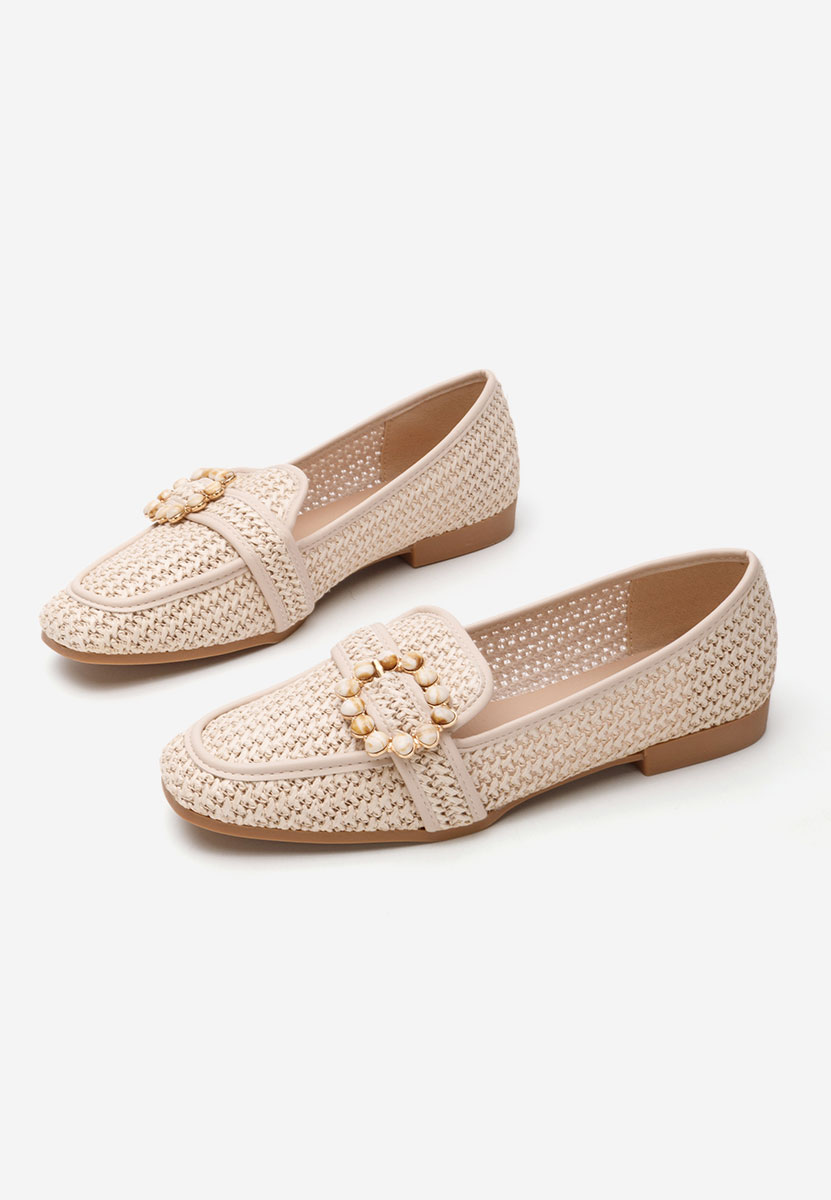 Mocasini dama Megan bej