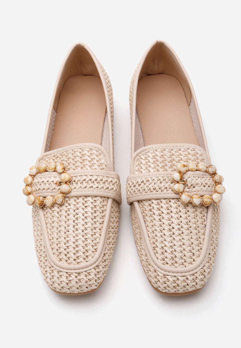 Mocasini dama Megan bej