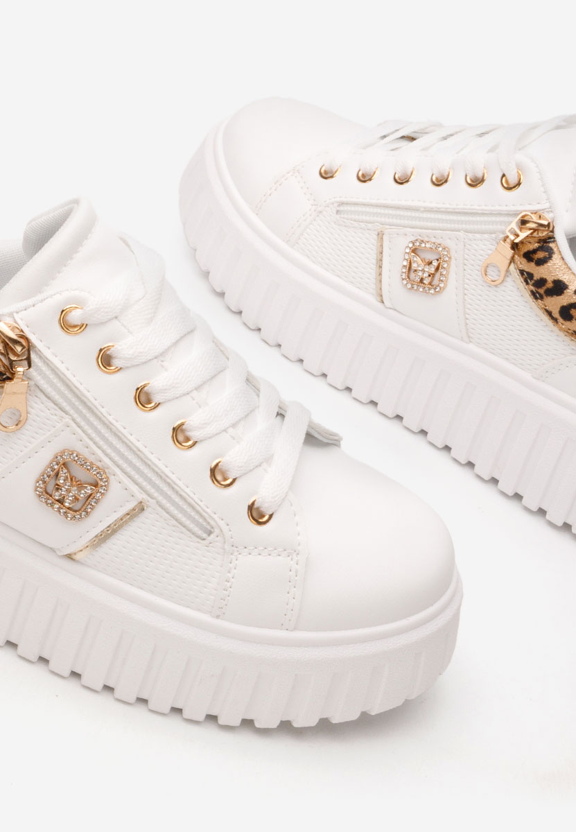 Sneakers cu platforma Soila leopard
