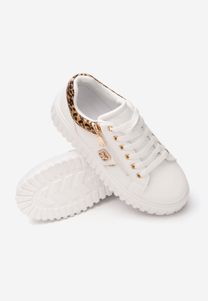 Sneakers cu platforma Soila leopard