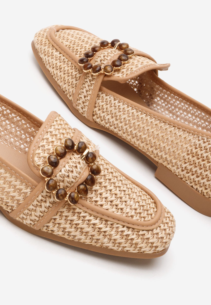 Mocasini dama Megan camel