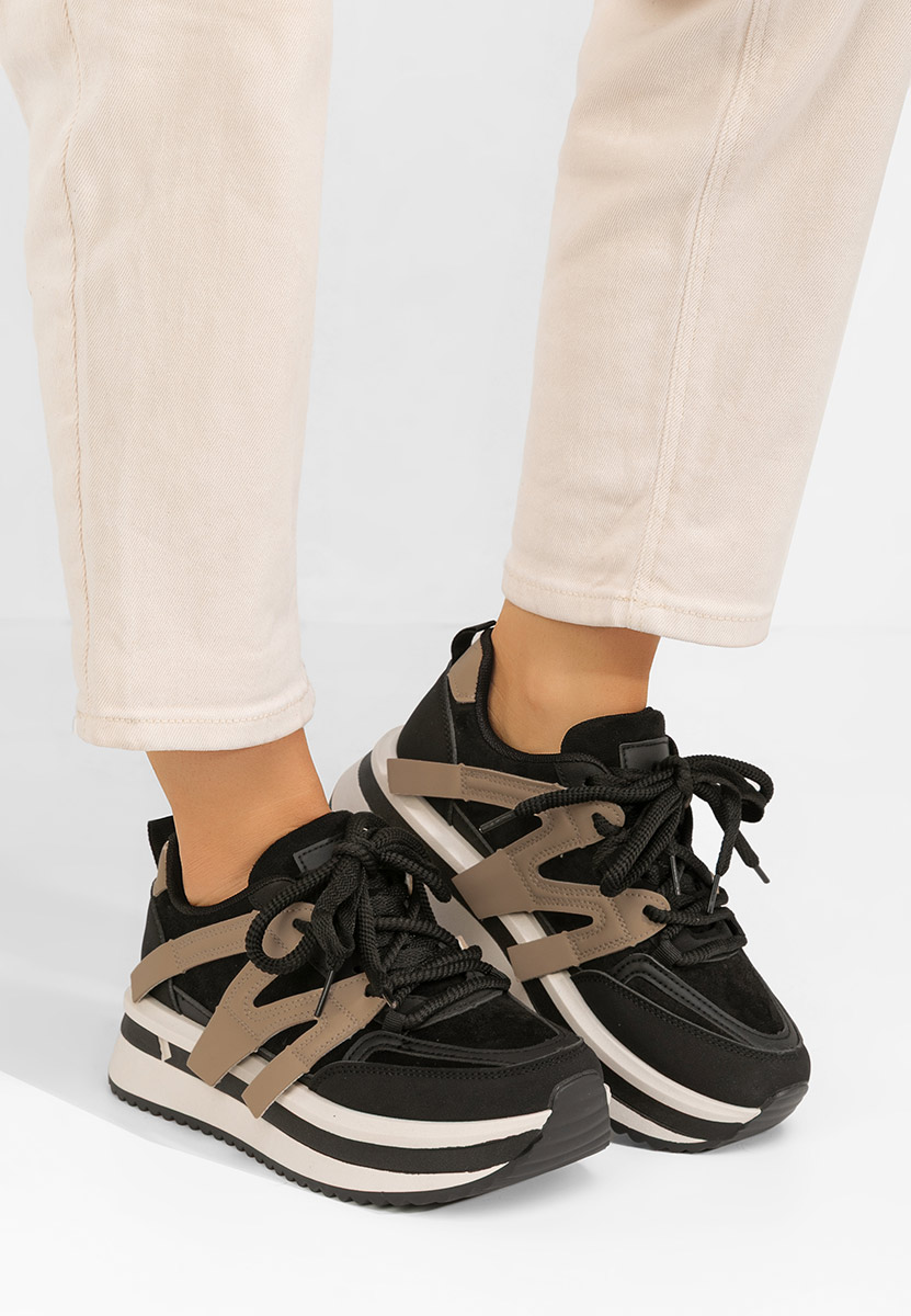 Sneakers cu platformă Pannyssa negri