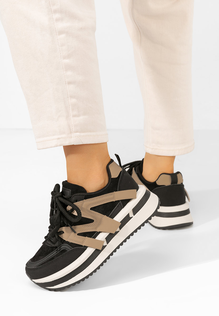 Sneakers cu platformă Pannyssa negri