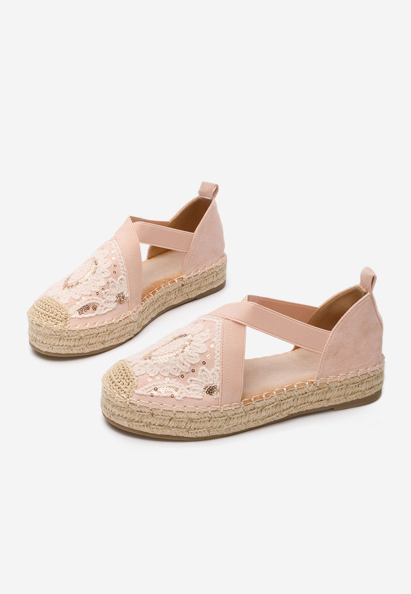 Espadrile dama Donalda roz