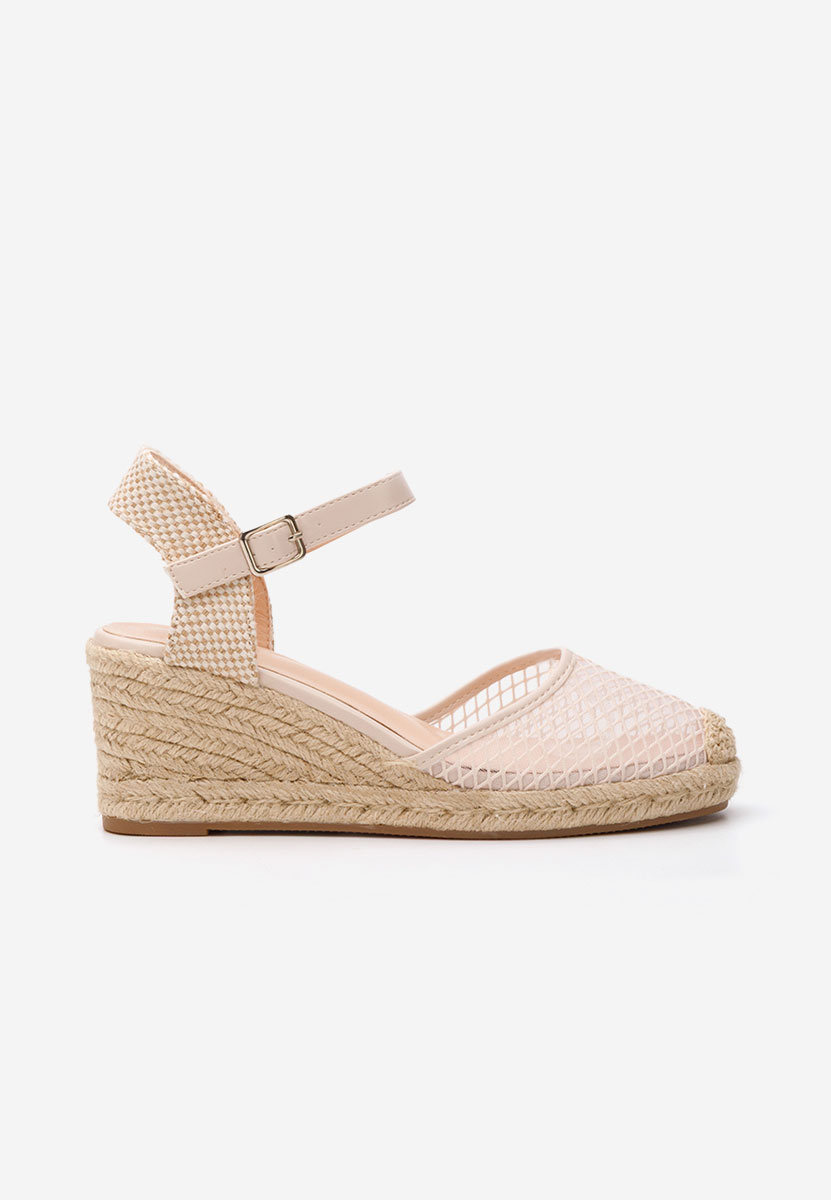 Sandale tip espadrile Shellyana bej