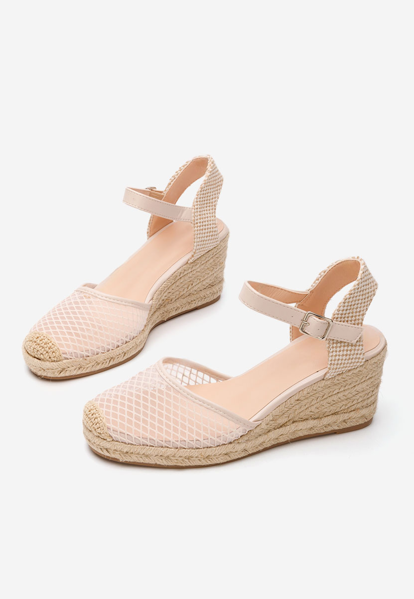 Sandale tip espadrile Shellyana bej