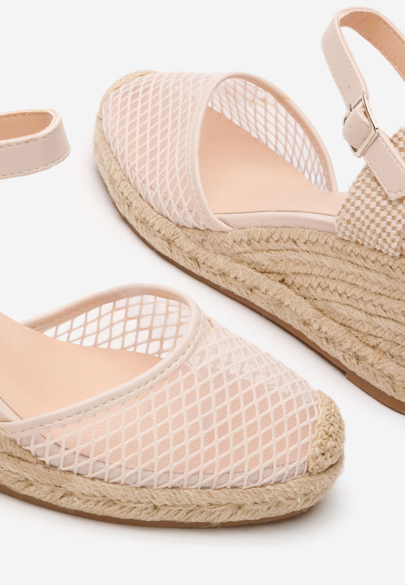 Sandale tip espadrile Shellyana bej