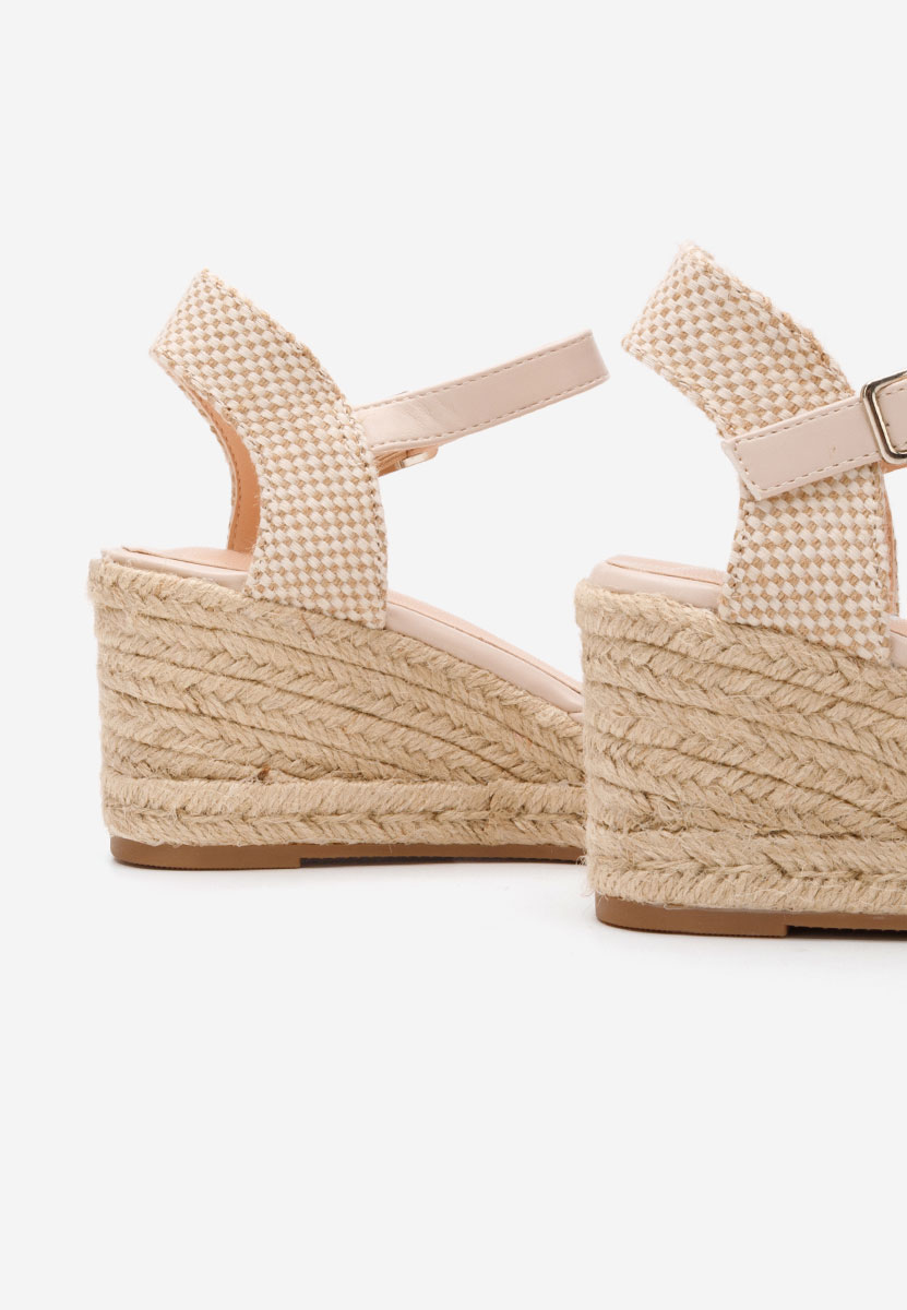 Sandale tip espadrile Shellyana bej