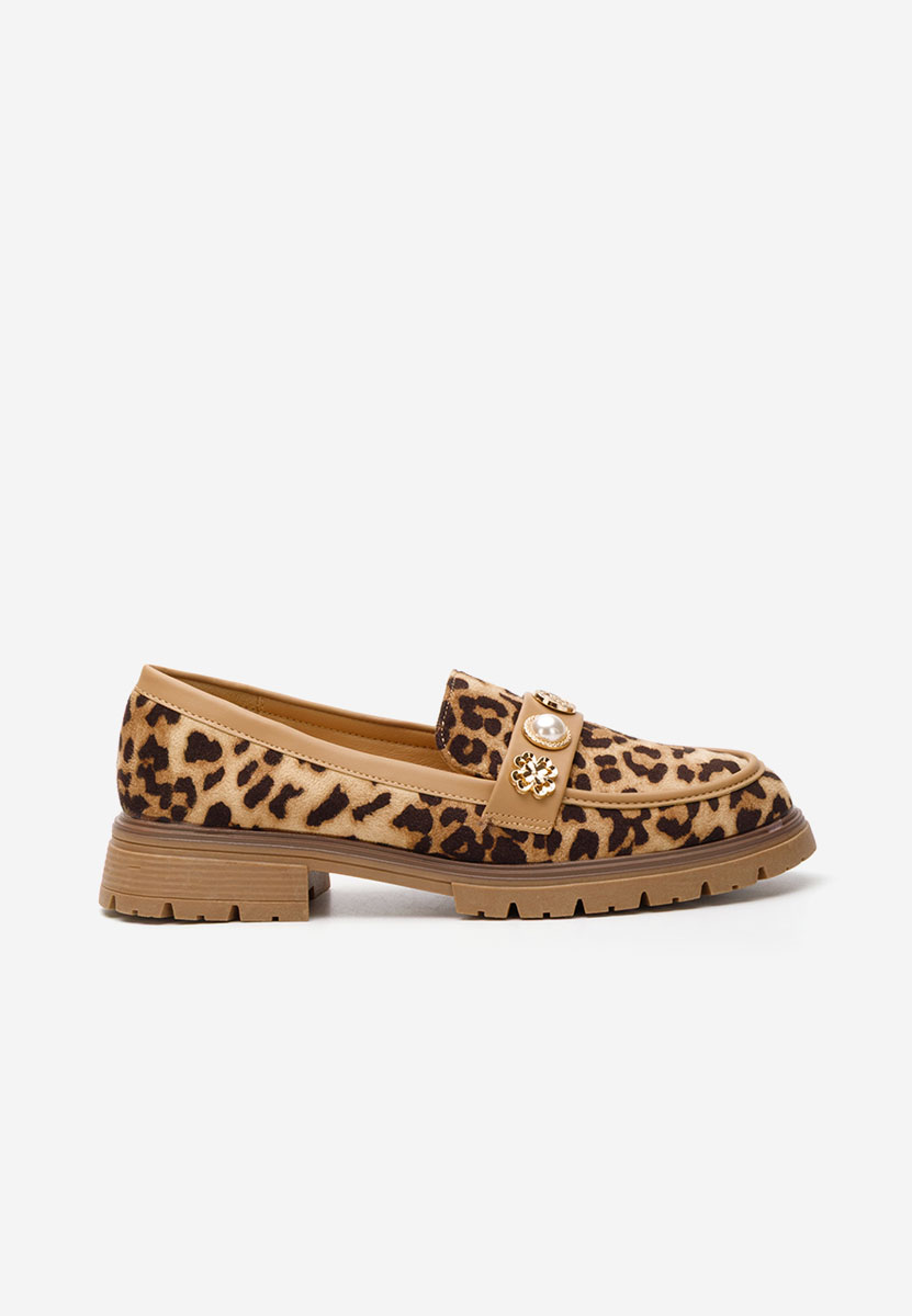 Mocasini dama Angella leopard