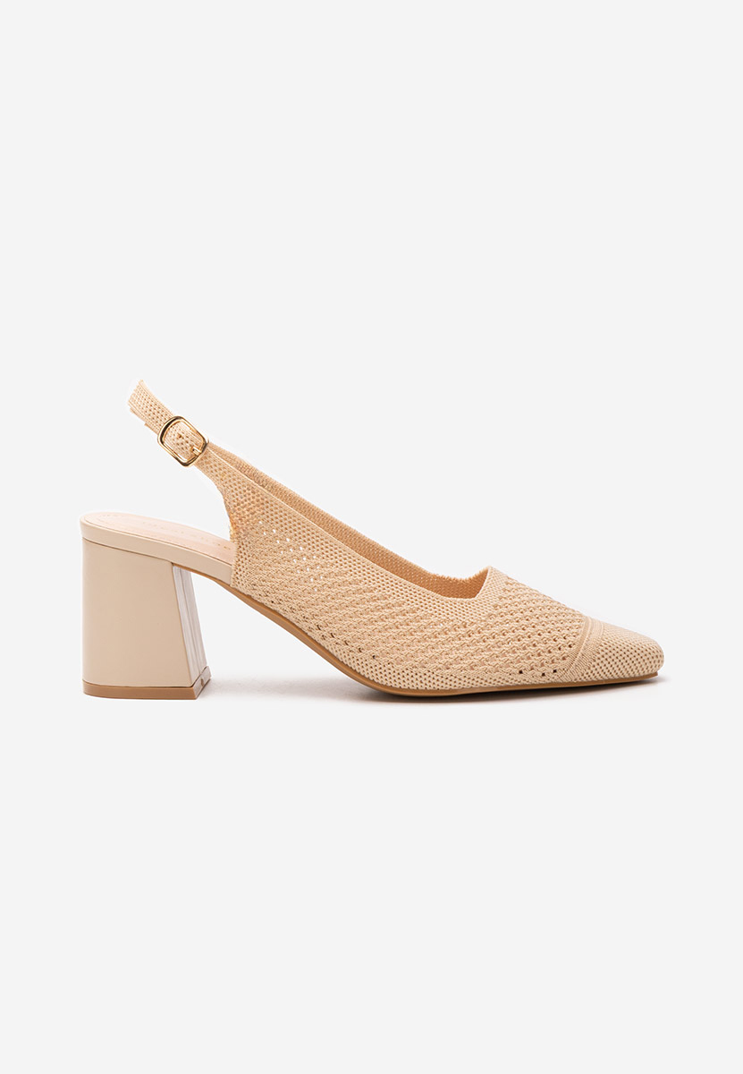 Pantofi slingback Patria bej