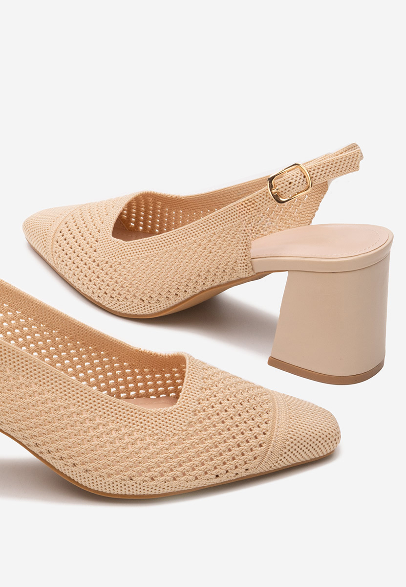 Pantofi slingback Patria bej