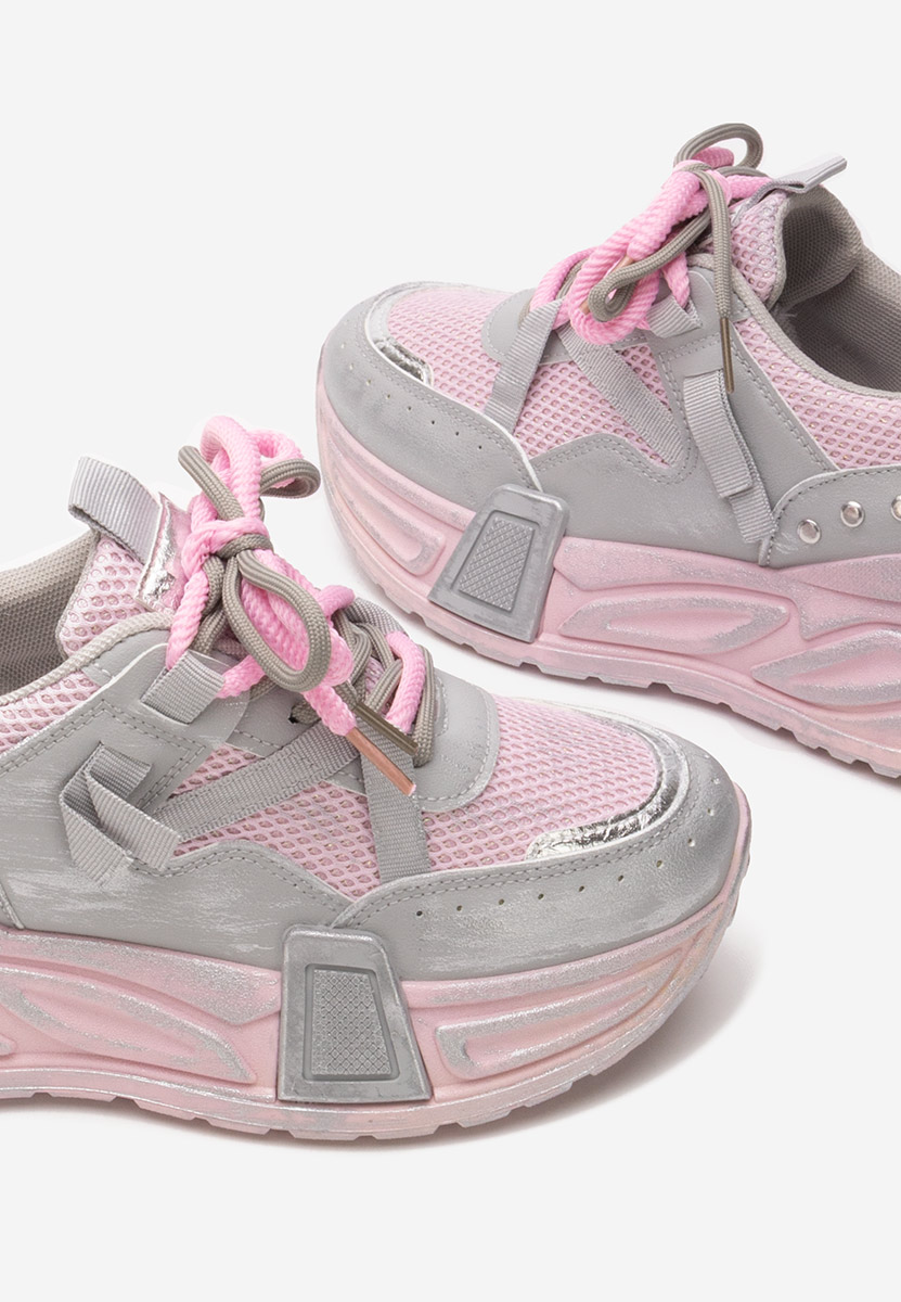 Sneakers cu platforma Kateryne roz
