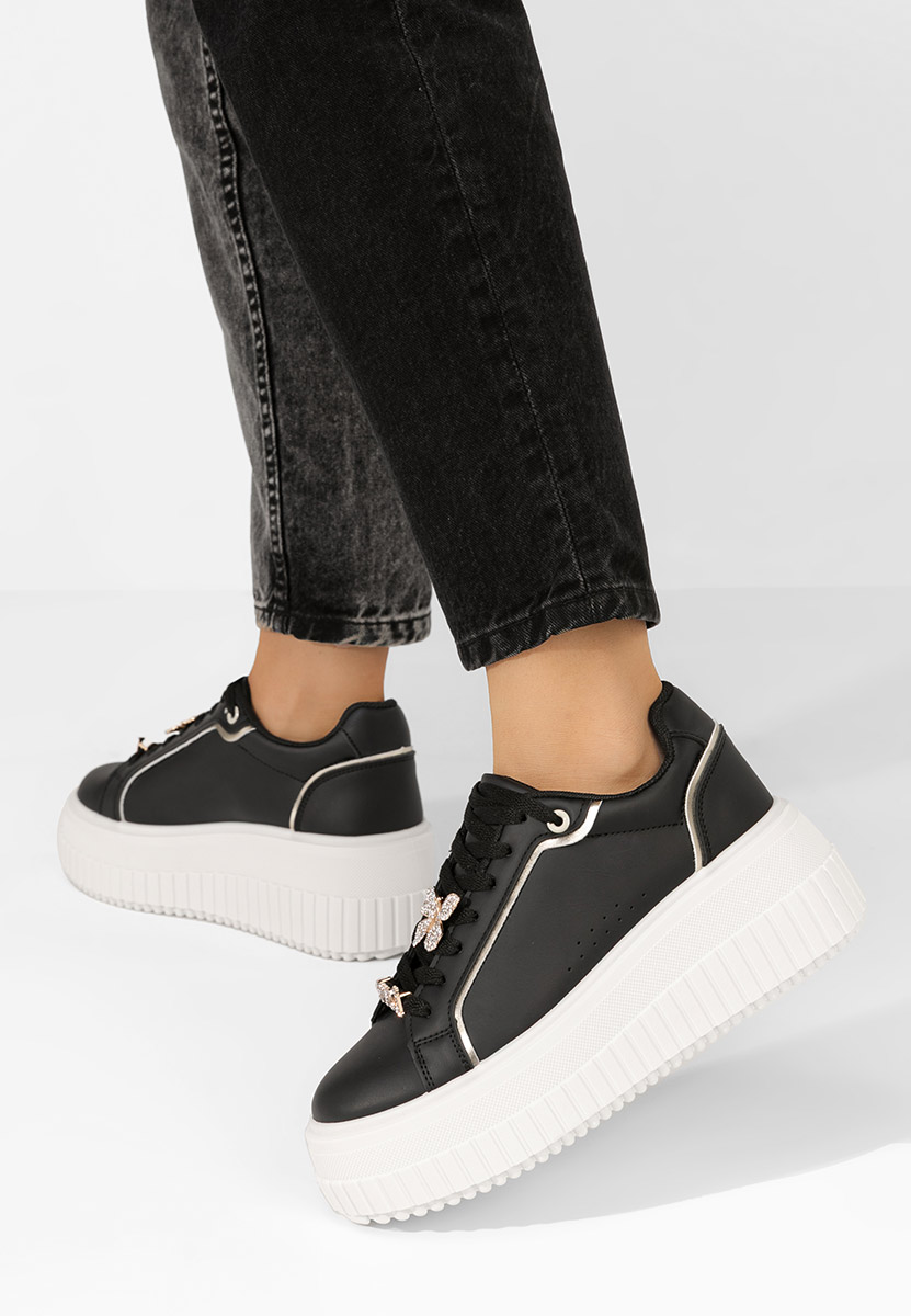 Sneakers cu platformă Laureena negri