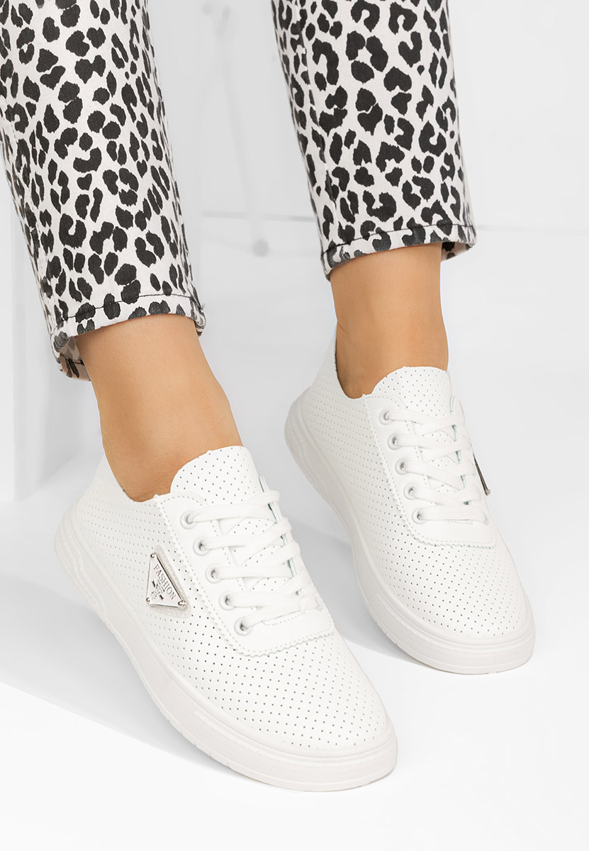 Pantofi casual dama Tenesha albi