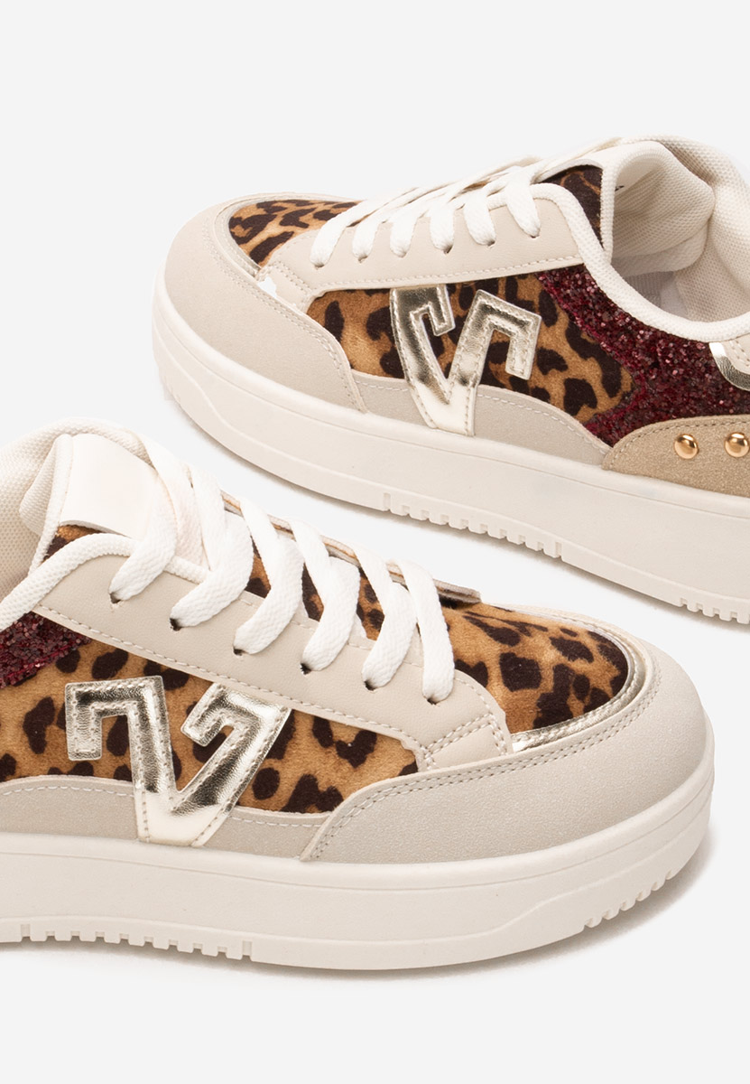 Sneakers dama Taunya leopard