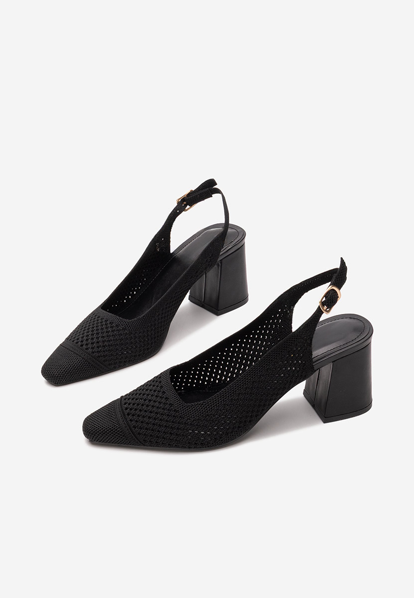 Pantofi slingback Patria negri
