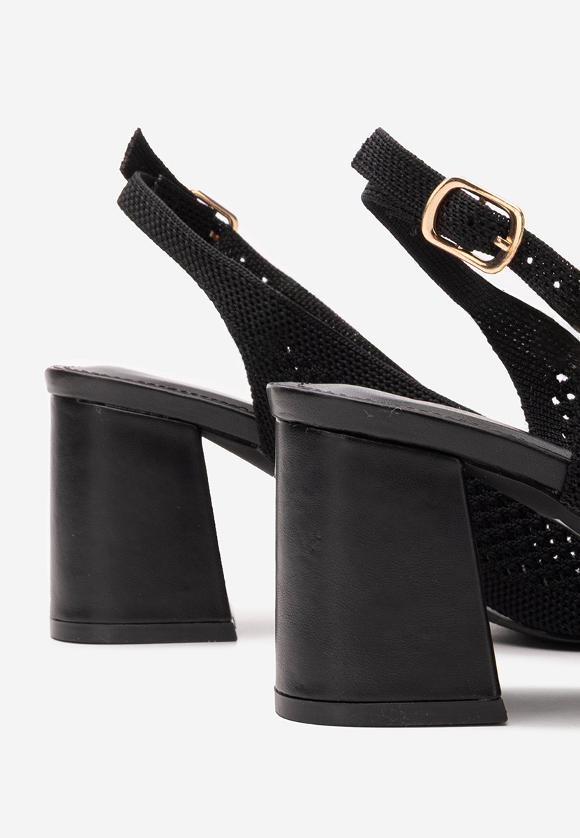 Pantofi slingback Patria negri