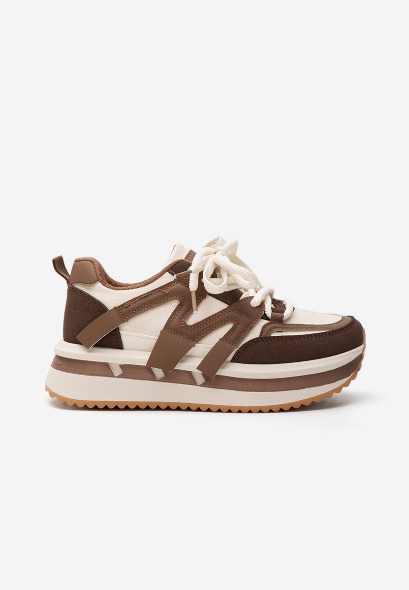 Sneakers cu platformă Pannyssa maro