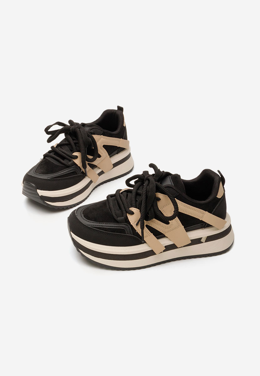 Sneakers cu platformă Pannyssa negri