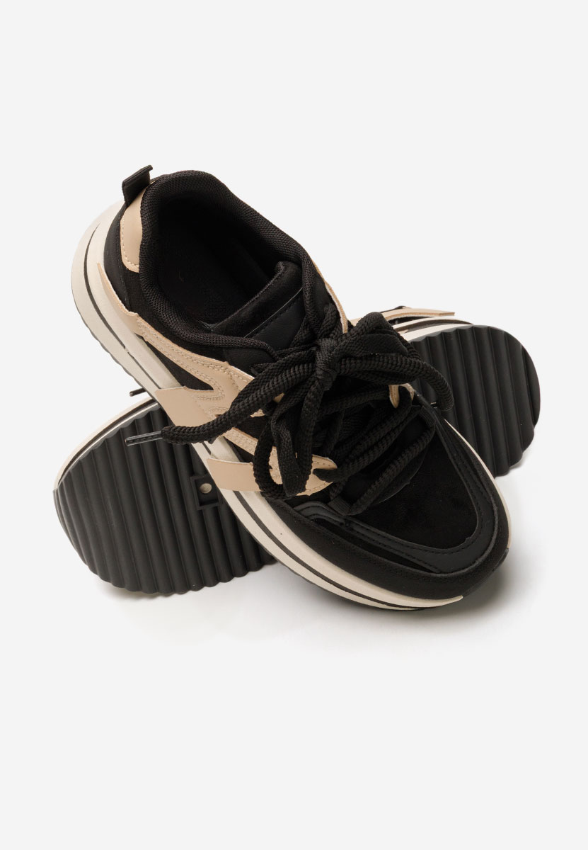 Sneakers cu platformă Pannyssa negri