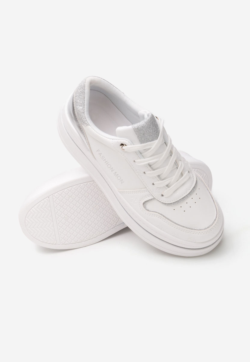 Sneakers cu platformă Katheleen V2 albi
