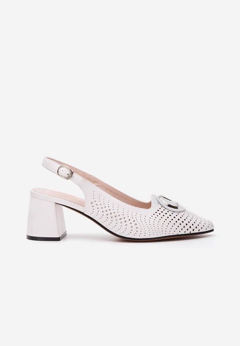 Pantofi slingback Rosamona albi