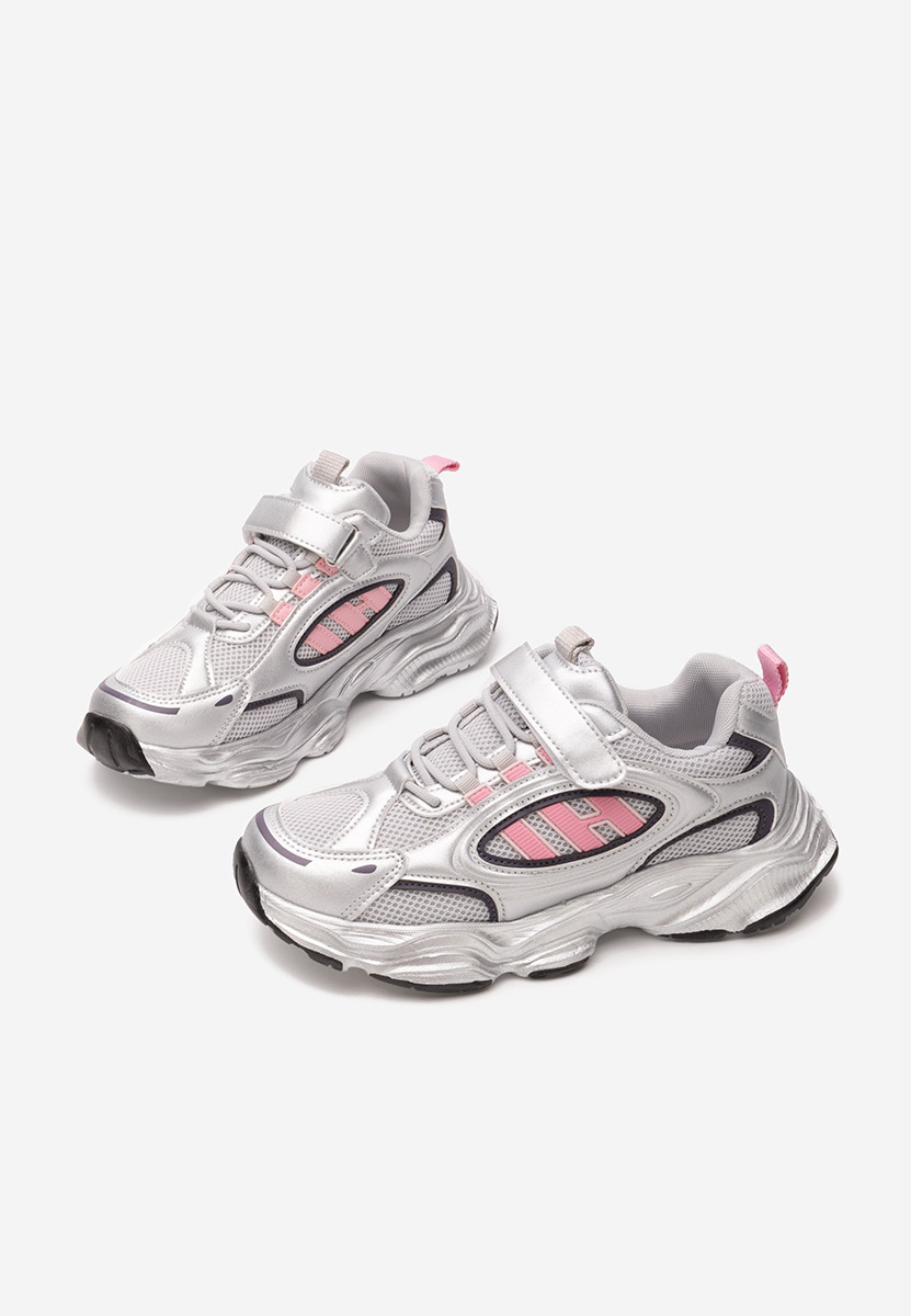 Sneakers fete Zozzy argintii
