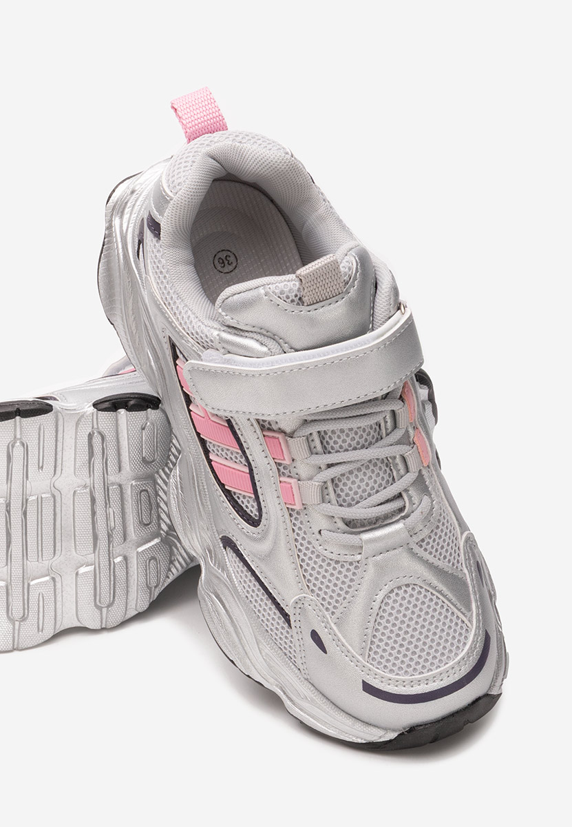 Sneakers fete Zozzy argintii