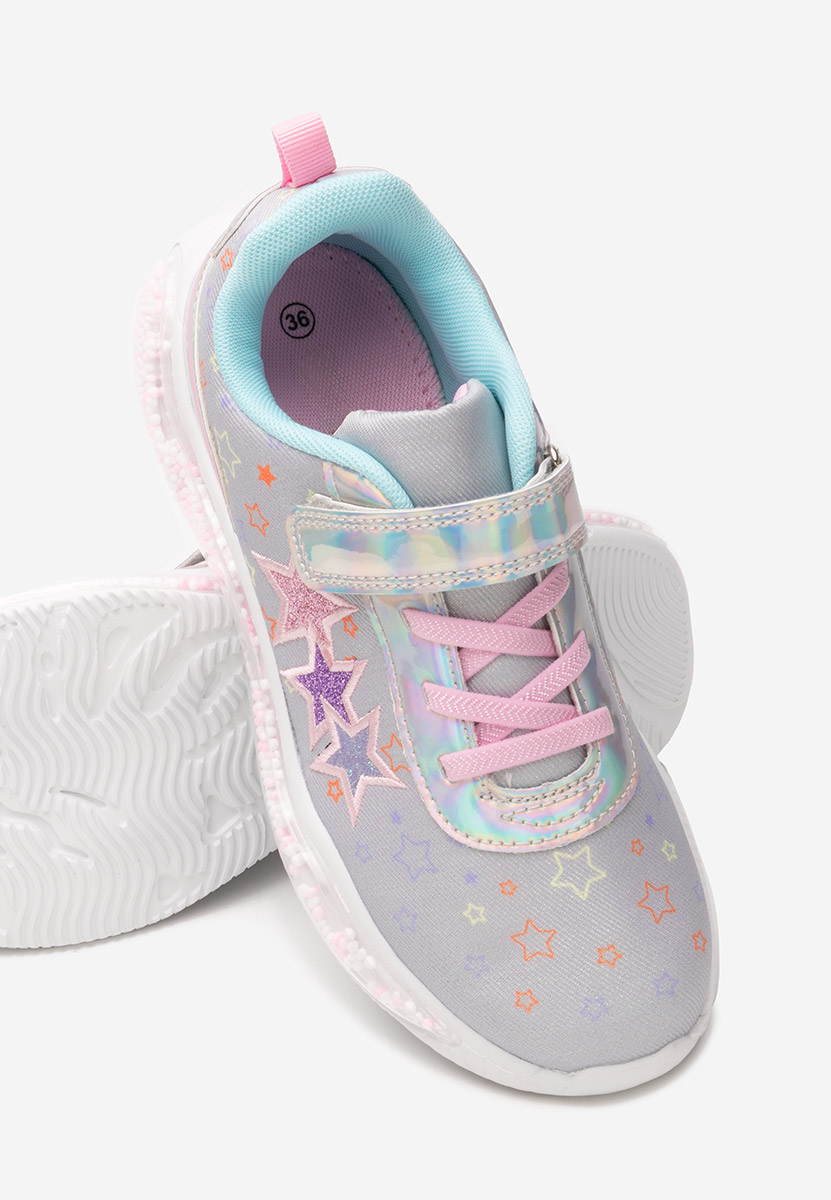 Sneakers fete Frolly argintii