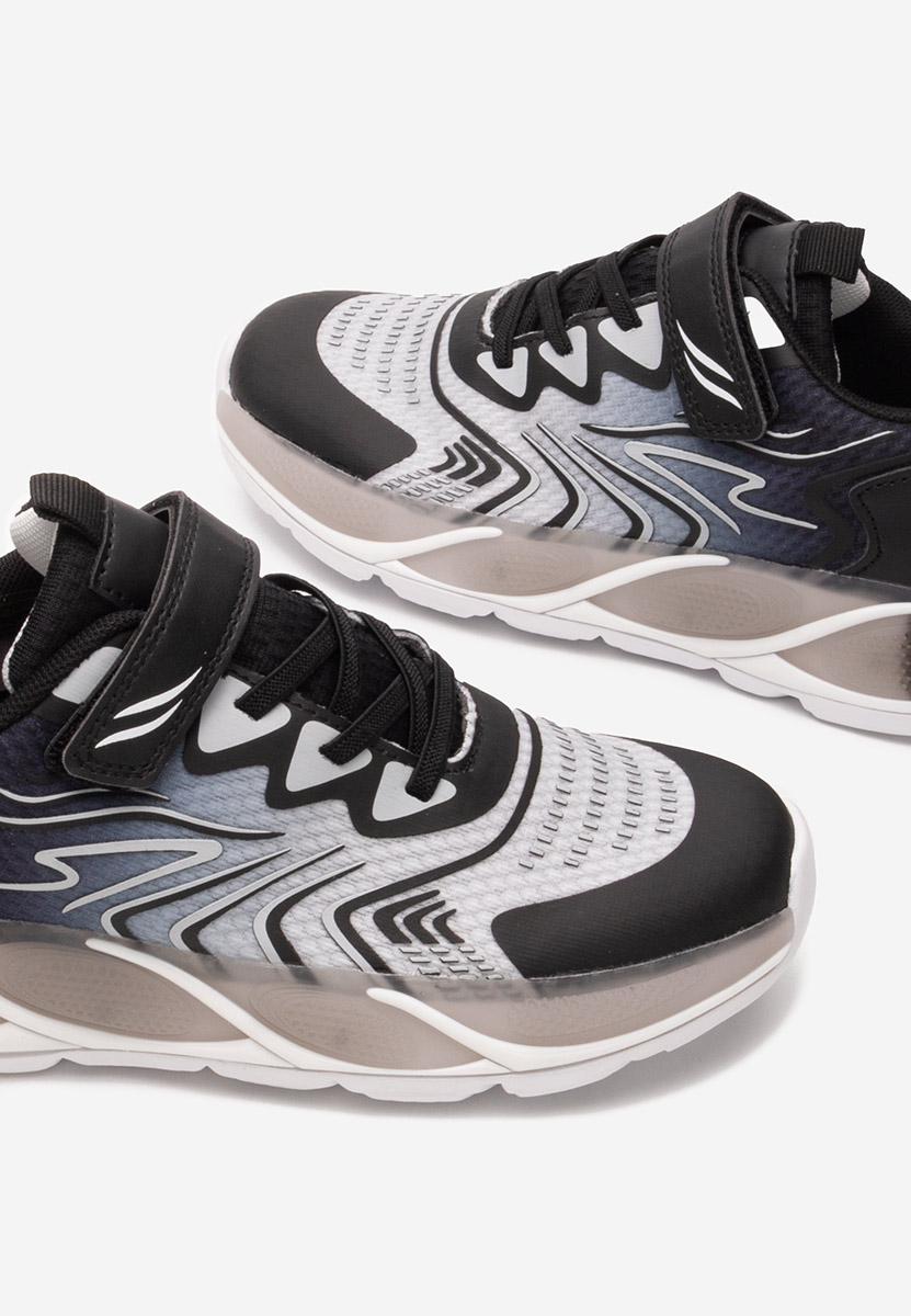 Sneakers baieti Dibbly negri
