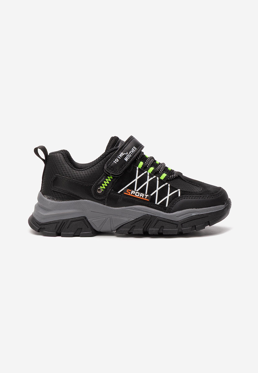 Sneakers baieti Blingo negri