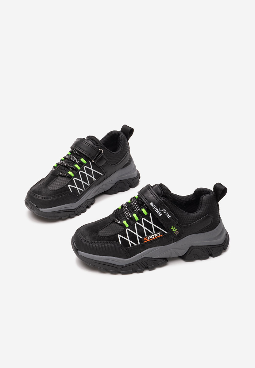 Sneakers baieti Blingo negri