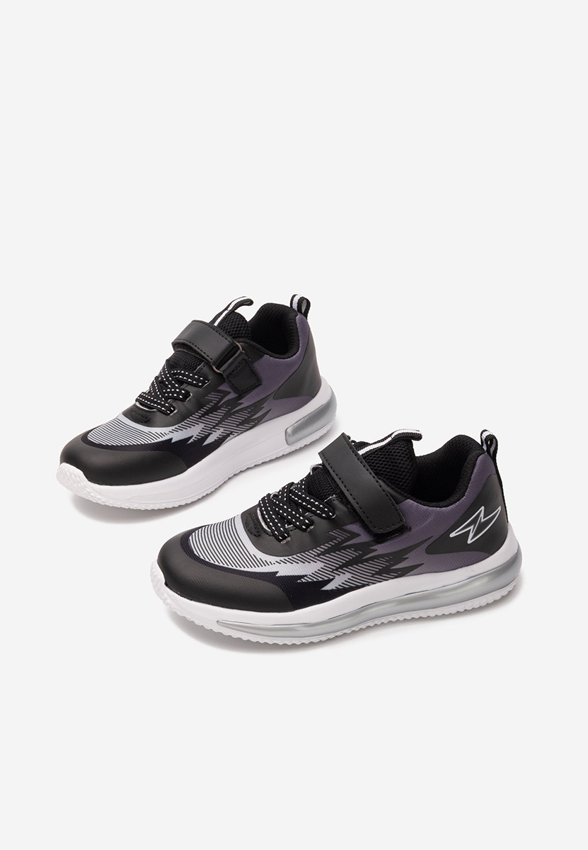 Sneakers baieti Fimbo negri