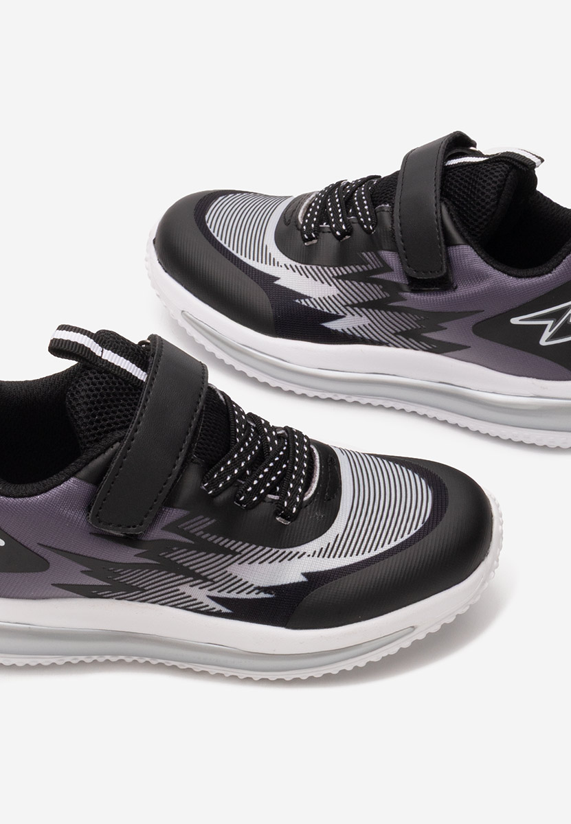 Sneakers baieti Fimbo negri