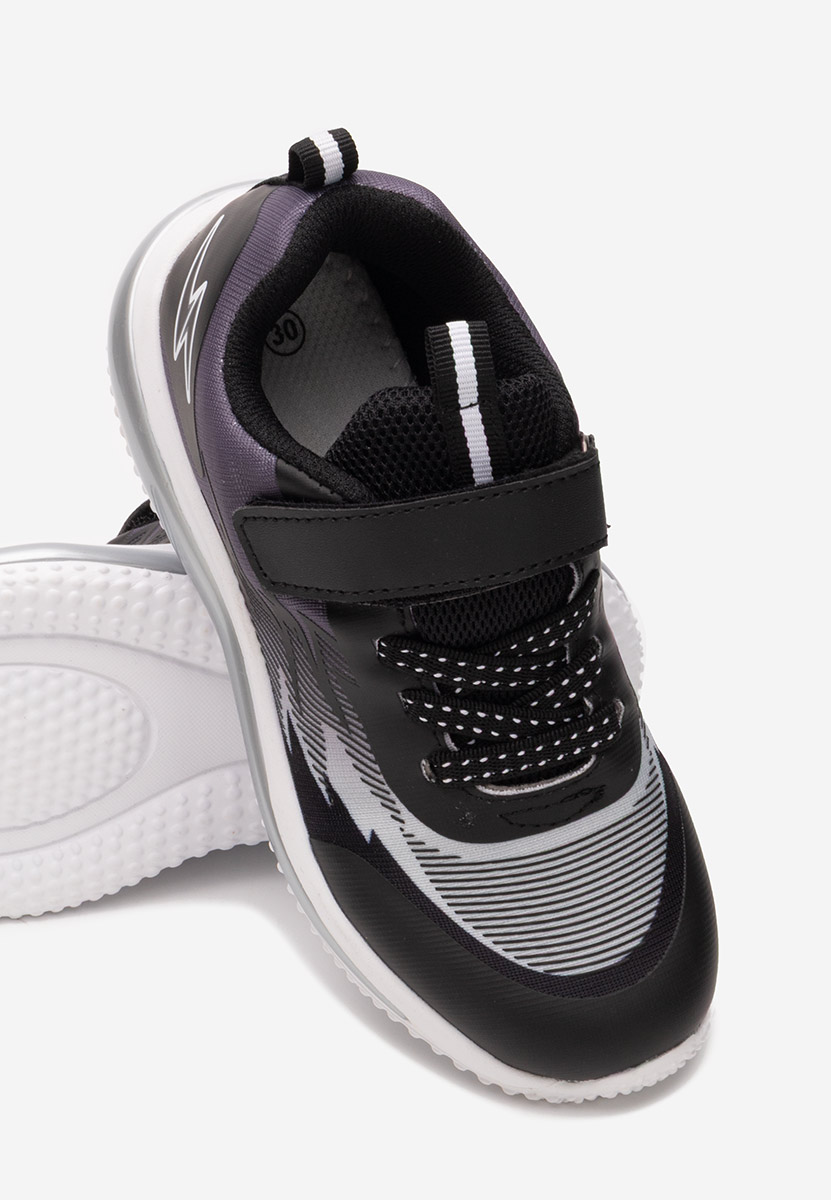 Sneakers baieti Fimbo negri