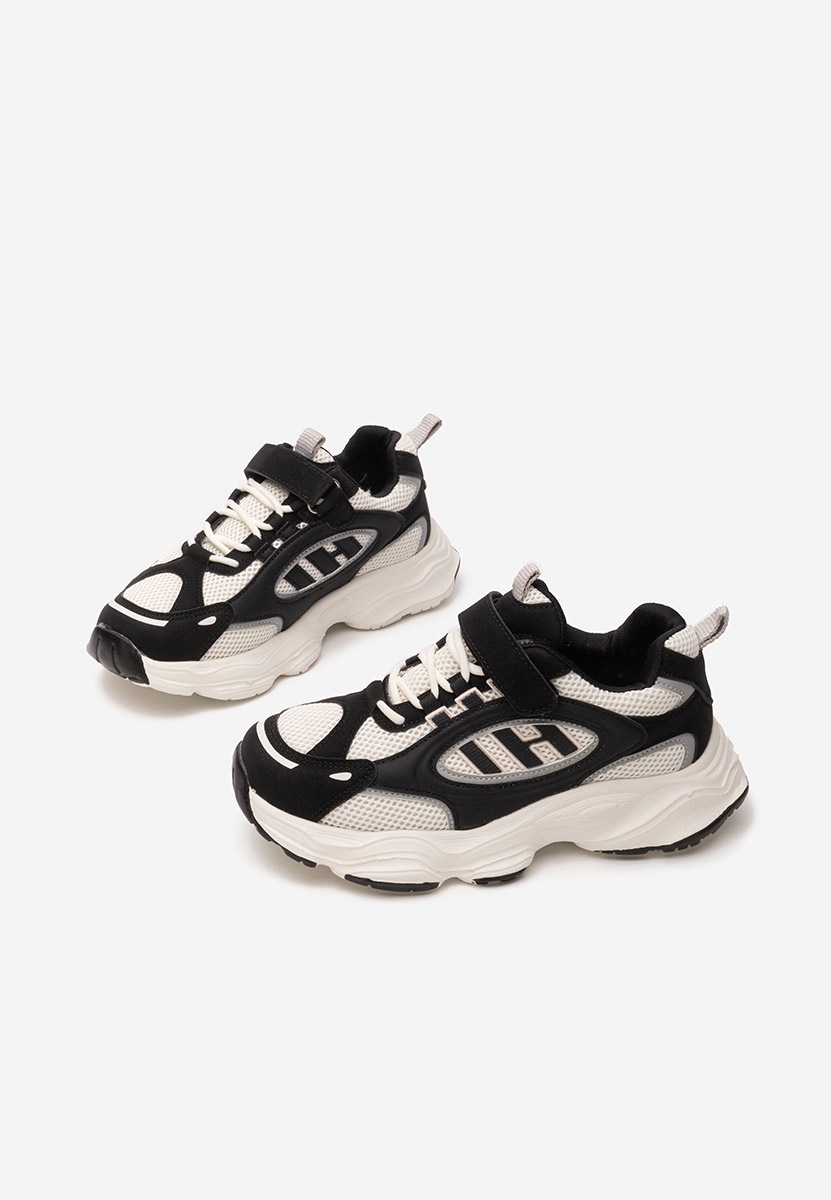 Sneakers baieti Flappo negri