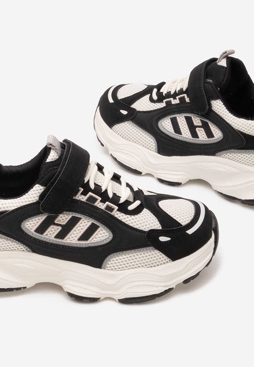 Sneakers baieti Flappo negri