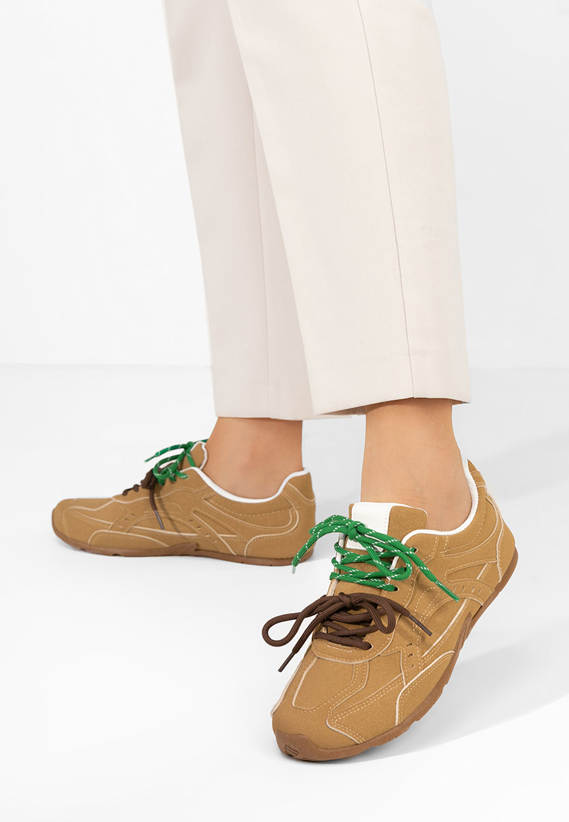 Sneakers dama Idylla kaki Sneakers dama Idylla kaki