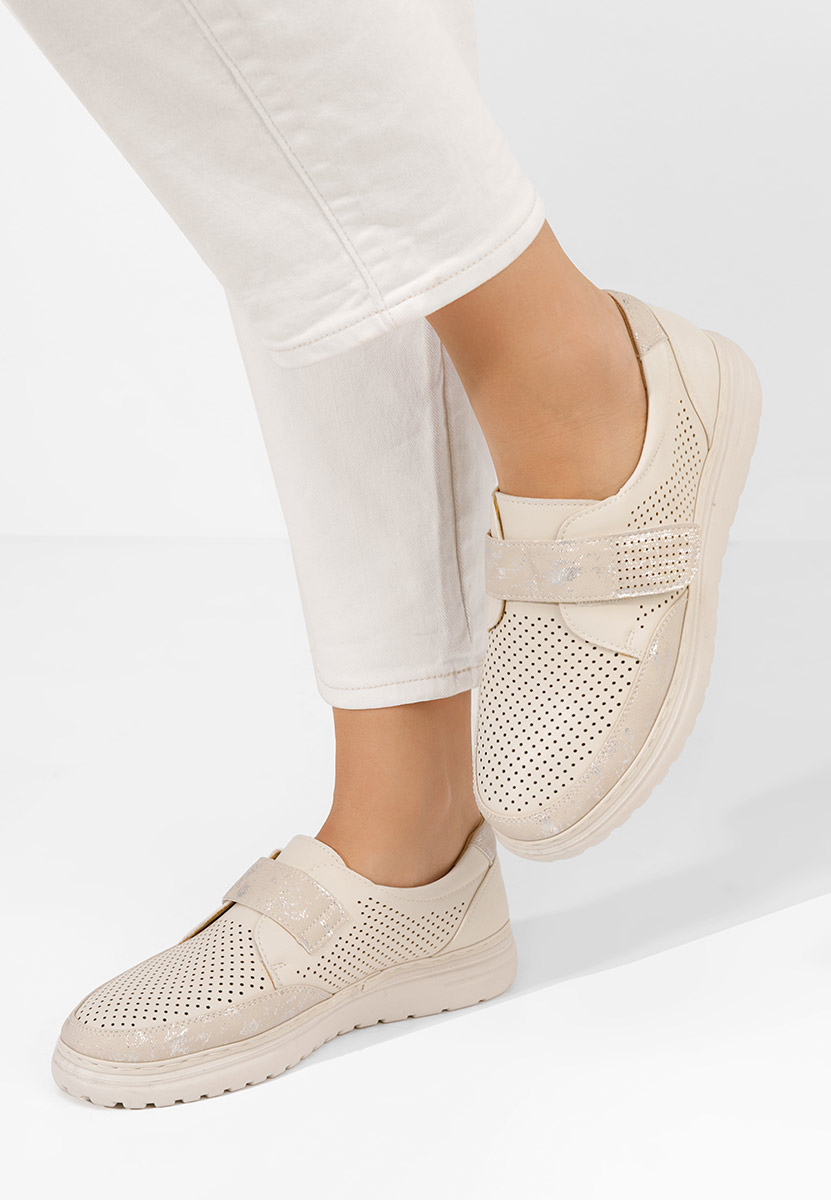 Pantofi casual dama Mayalia bej