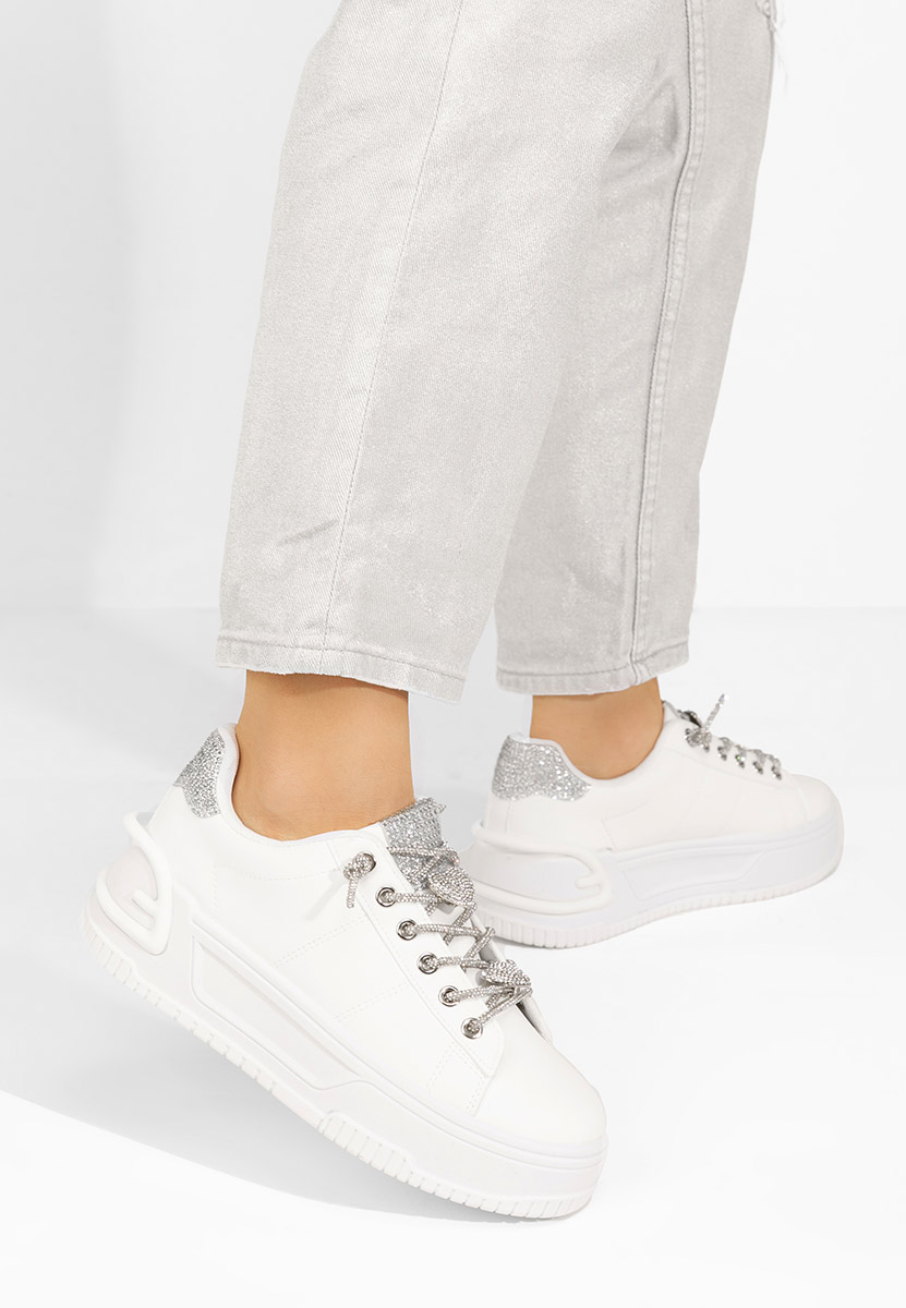Sneakers dama Kanysha albi