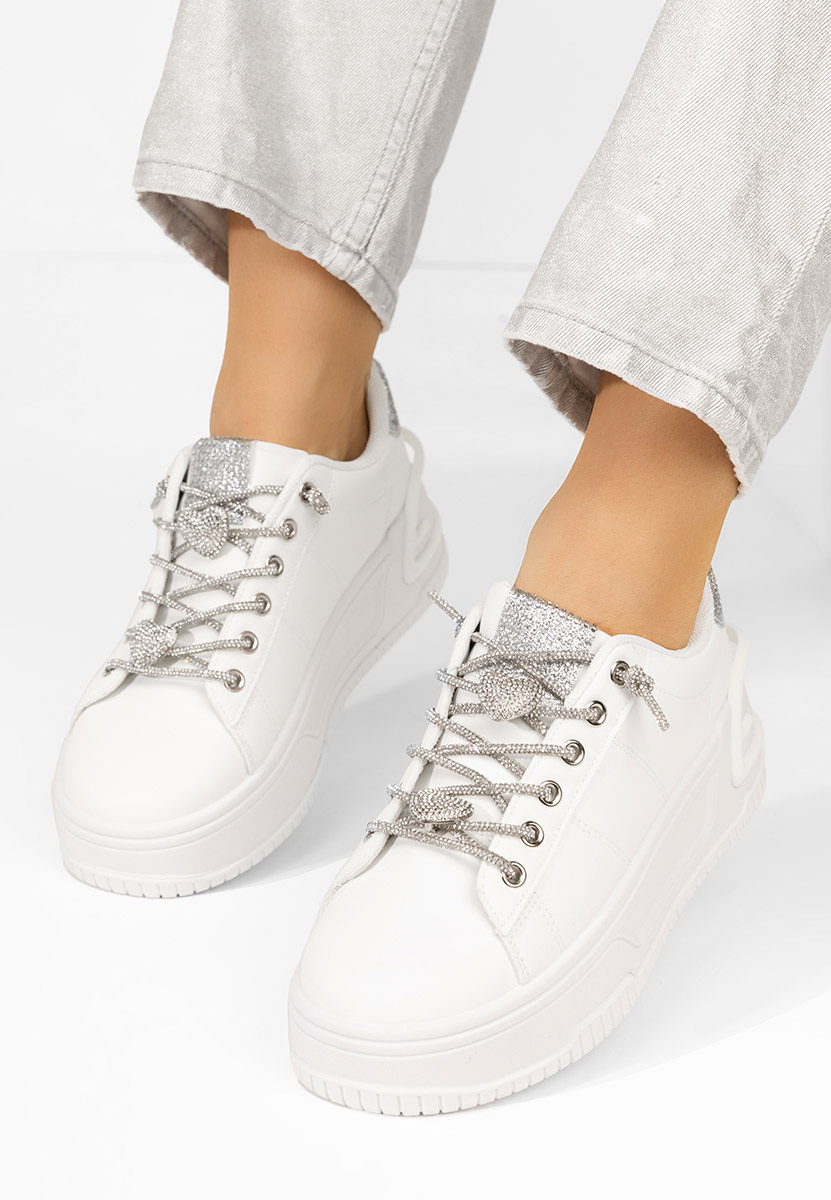 Sneakers dama Kanysha albi